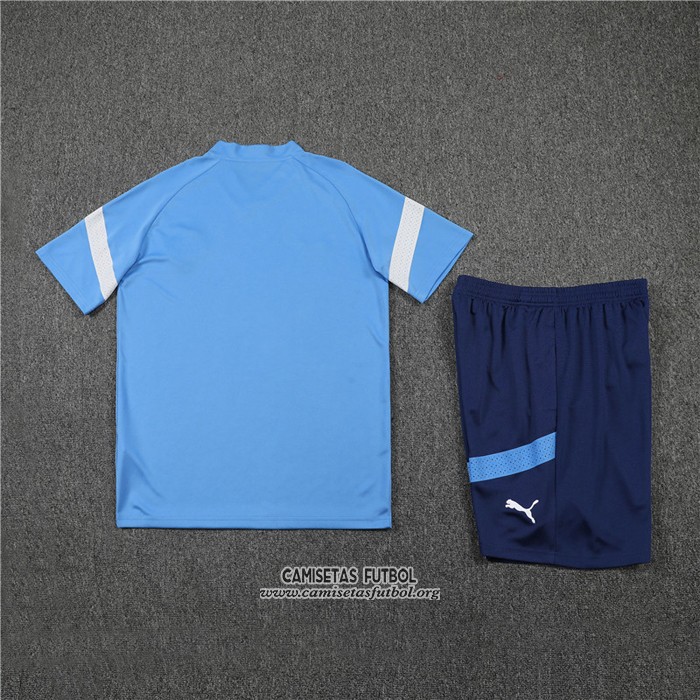 Chandal del Manchester City Manga Corta 2022/2023 Azul - Pantalon Corto